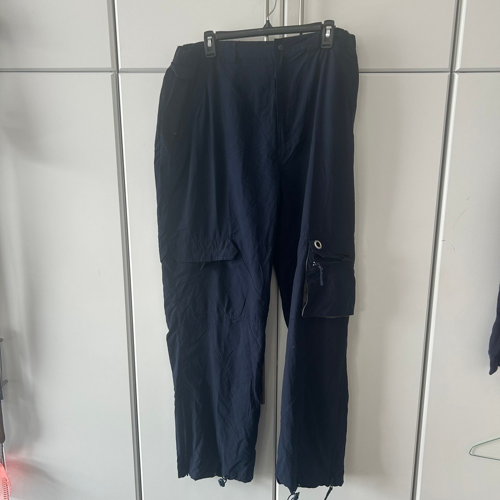 Pure Bull Mens Navy Blue Cargo Pants XL Tactical Utility Outdoor‎ Trousers